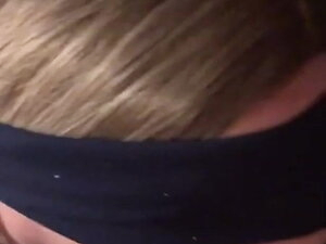 blindfolded sissy slut deep throats straight jocks cock