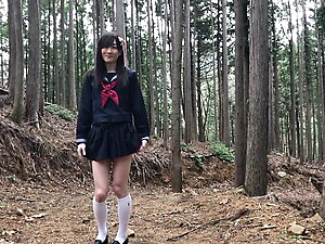 HIYORI Japanese Crossdresser Sailor outdoor nose hook