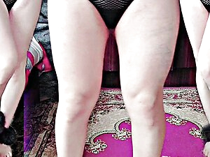 BOY Legs shaved fresh attractive ladyboy legs