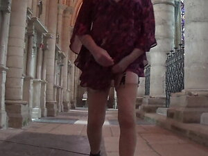 transgender travesti sounding dildo lingerie  outdoor  1a -