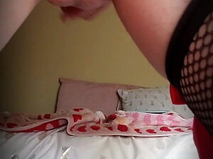 Caged clitty leaking. Comment to make her more of a slut.