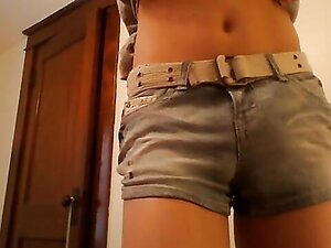 Jasmine strip, jerks, and cums