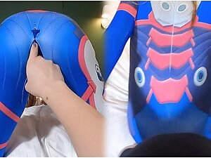 Overwatch D.va gets fucked, Hentai Cosplayer crossdresser ladyboy part.10