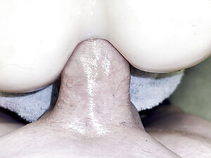 Fucking white sex toys ass