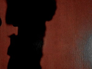 shemale masturbate in the shadow