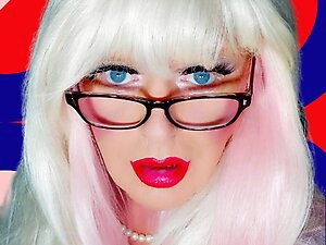 Barbie girl Miss Browne playing and cumming for you.