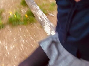 Outside