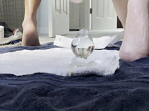 2.5 clear butt plug