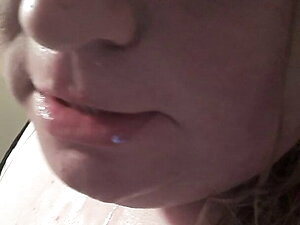 CROSSDRESSER Hannah Tanner drinking her own piss