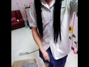 Old clip new story student teen ladyboy