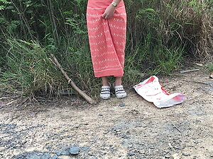 Thailand Orange dress set ladyboy solo