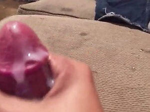Sissy Squirt From Anal Orgasm Thick Creamy Cum