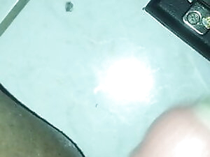 Horny Sissy fucked with sex machine!