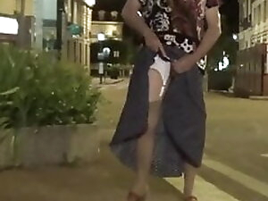 transgender travesti  sounding urethral  outdoor city 27