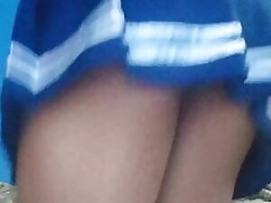 Femboy dancing (School girl outfit)