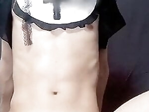 Japanese crossdresser sister(anal  masturbation)