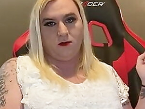 Trans female smoking and Stroking