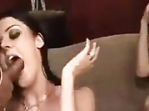 Sophie dee gangbanged by 3 shemales