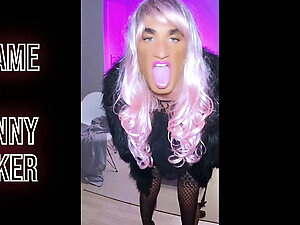 Became A Tranny Bimbo Hooker For COCK.