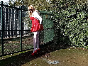 Tranny Milk Maid Making Deliveries