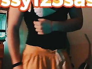 Missy123sassy sissy femboy lost bet cheerleading