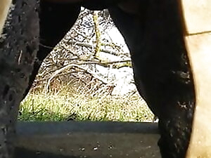 hungry ass bitch cock outdoor hard anal