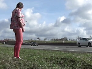 transgender travesti  sounding urethral  road outdoor 45